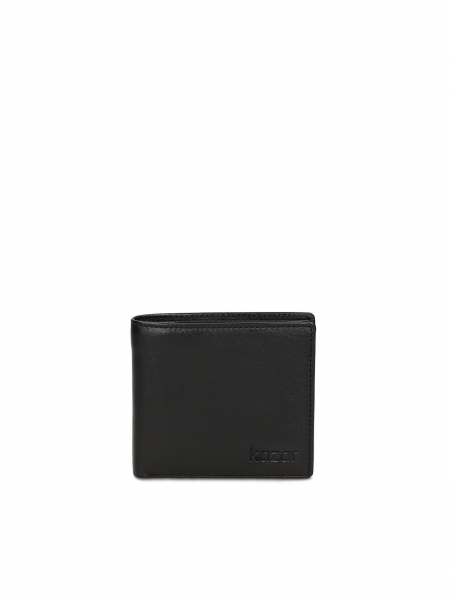 Men's black wallet ADAM