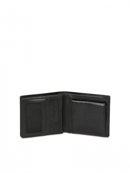 Men's black wallet ADAM