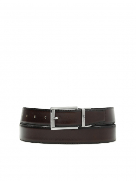 Men's black and brown reversible belt BRENO