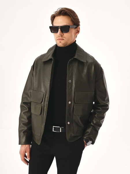 Men's black and brown reversible belt BRENO