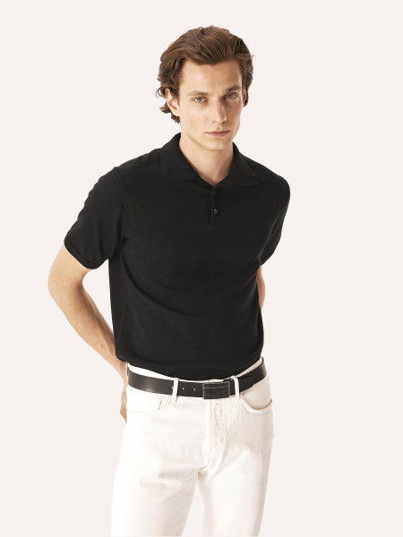 Men's black belt LUCIANO