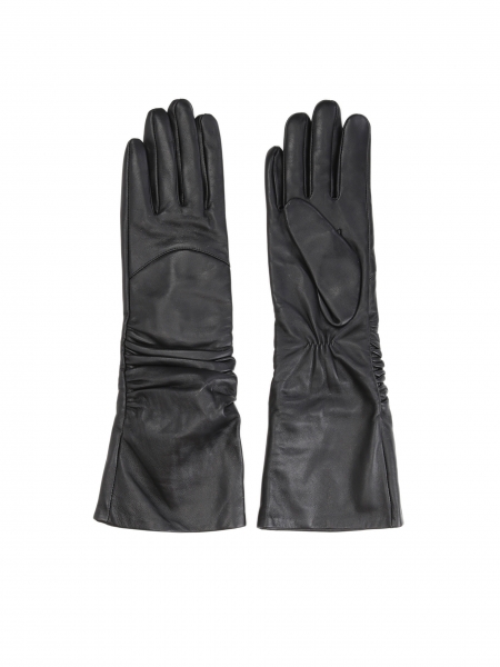 Ladies' black gloves TAJA