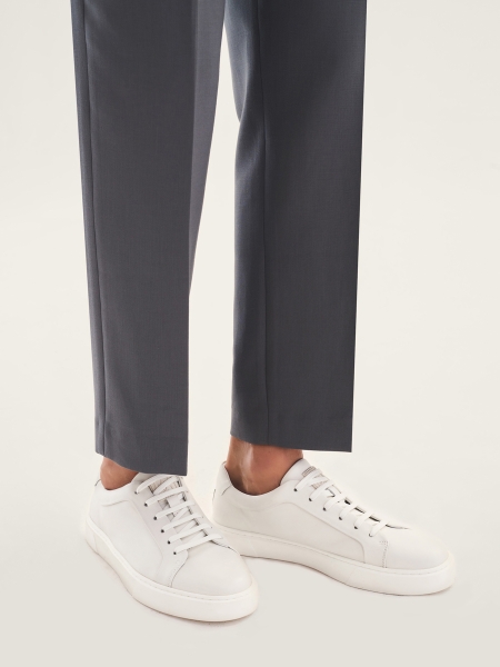 Men's timeless off-white sneakers SILVAN