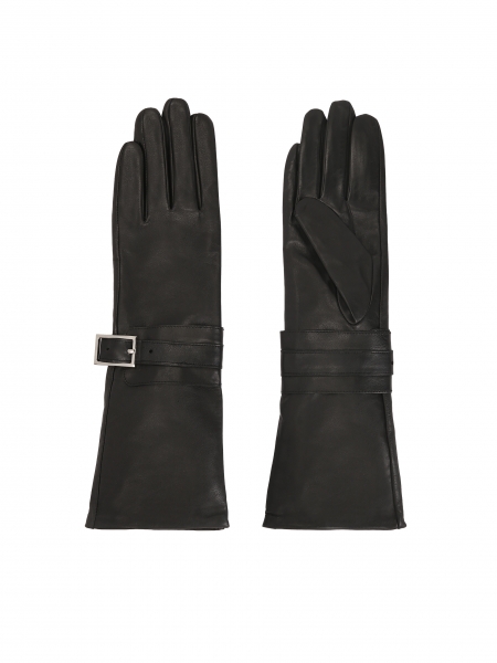 Eleganckie długie rękawiczki z ozdobą ELIANNA