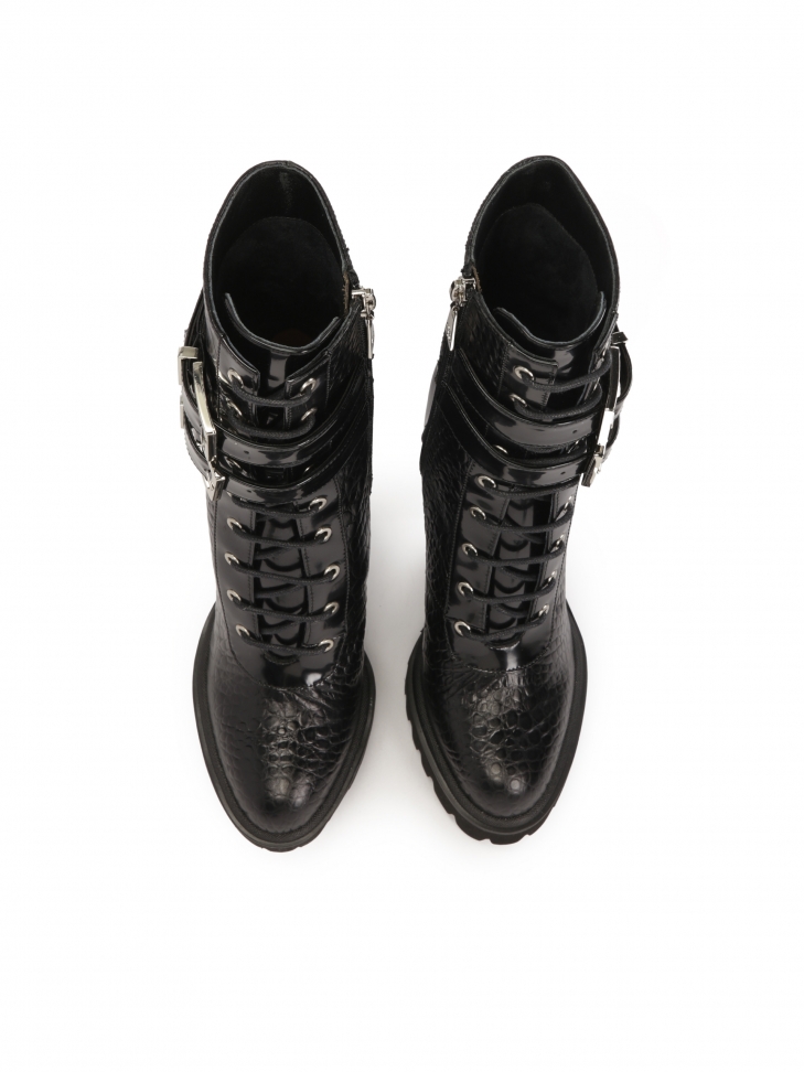 Botki na obcasie z wysoką cholewką  MORENA