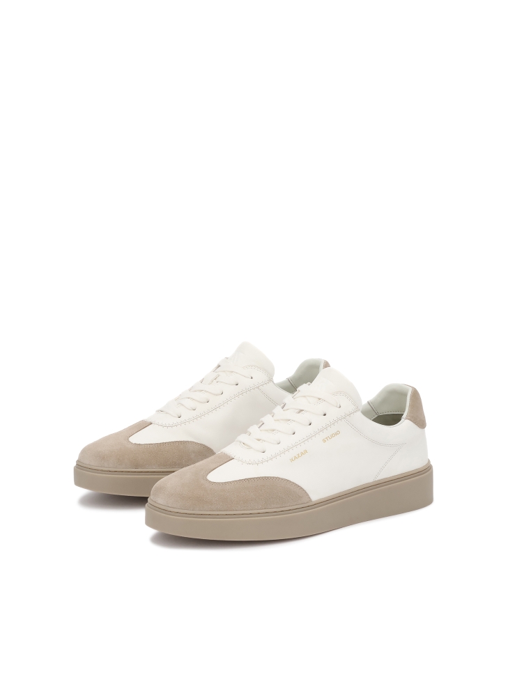 Sneakersy męskie z zamszu i skóry naturalnej KS ETIENNE