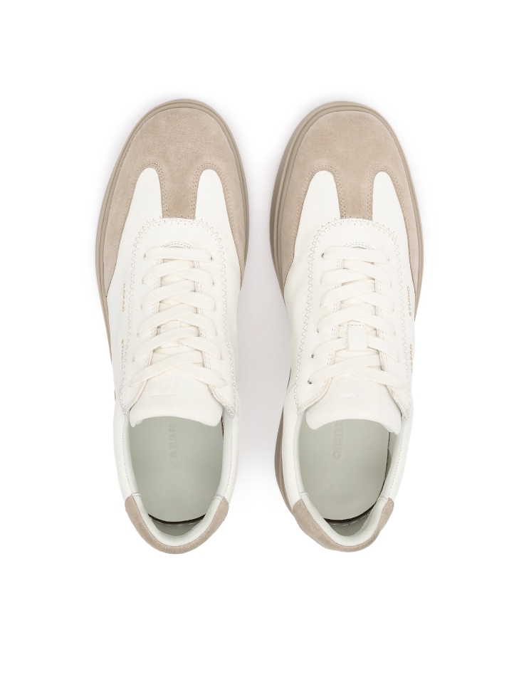 Sneakersy męskie z zamszu i skóry naturalnej KS ETIENNE